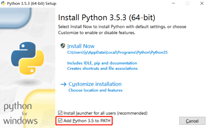 安装python_windows